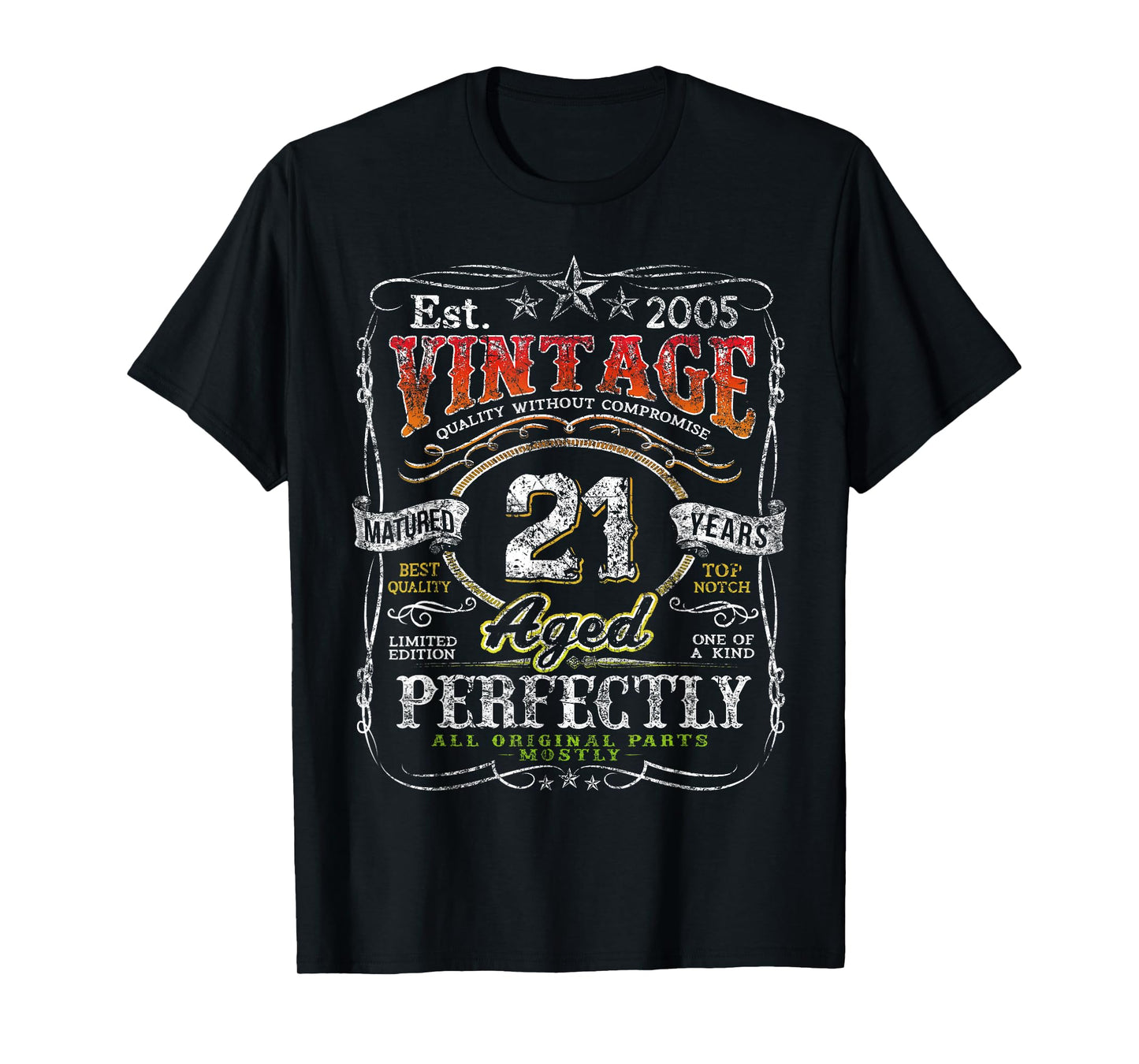 Vintage 2005 Limited Edition Shirt 21 Year Old 21st Birthday T-Shirt