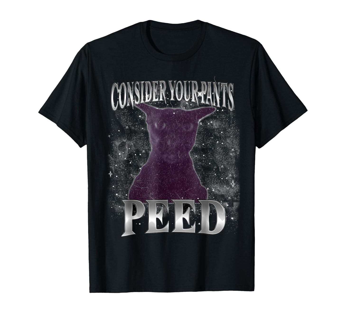 Funny Humor Consider Your Pants Peed Silly Cat Meme Saying T-Shirt