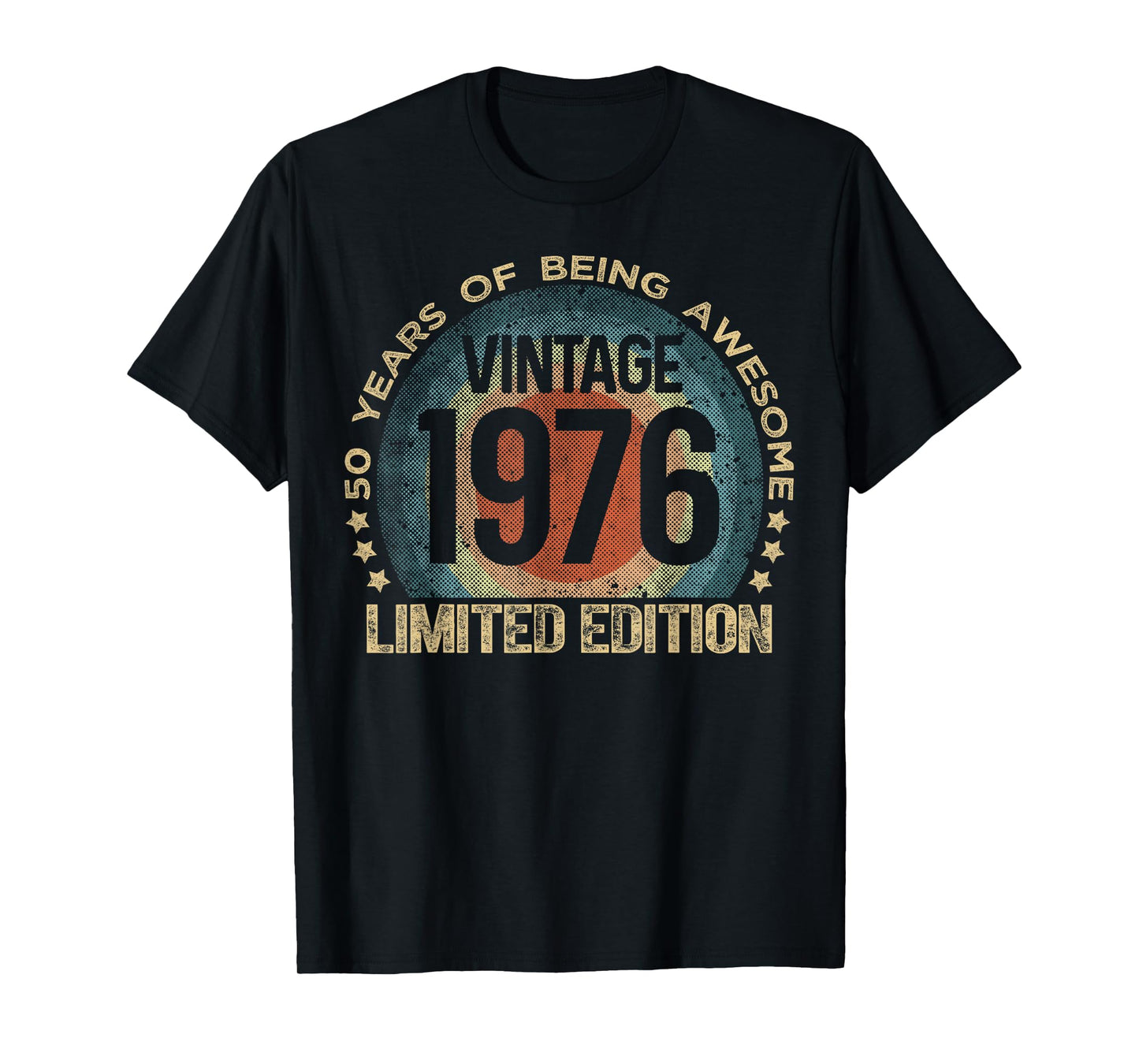 50 Year Old Gifts Vintage 1976 Limited Edition 50th Birthday T-Shirt