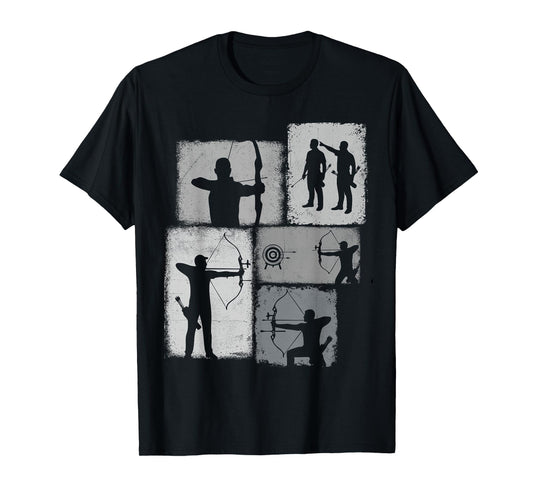 Archery Collage Archer Men Women Kids Coach Youth T-Shirt