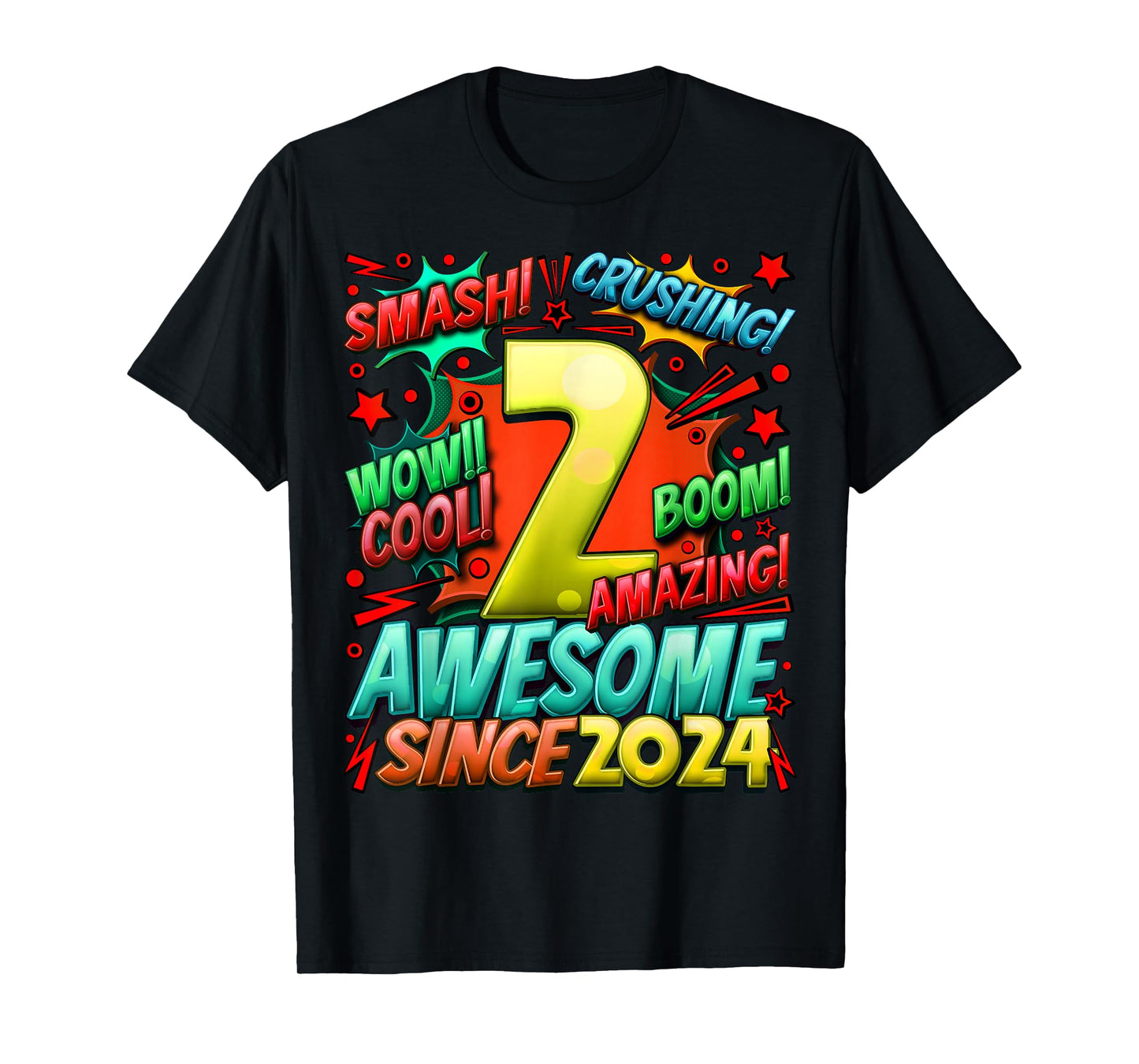 2 Year Old Gifts for Boys 2nd Birthday Boy 2 Year Old Boy T-Shirt