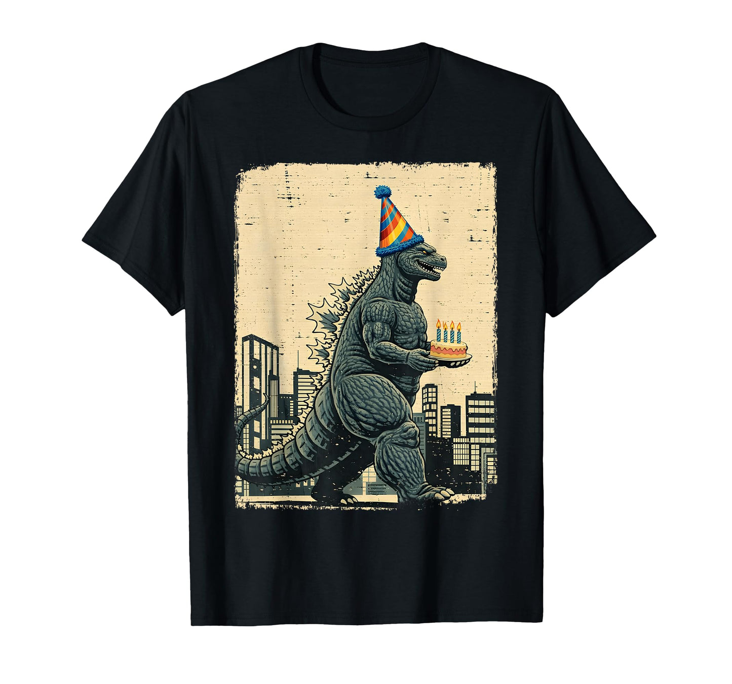 Birthday Japan Monster Movie Bday Party Decorations T-Shirt