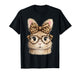 Funny Bunny Face Heart Glasses Bandana Leopard Rabbit T-Shirt