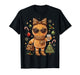 Cute Gingerbread Leopard Christmas Xmas Girl Women T-Shirt