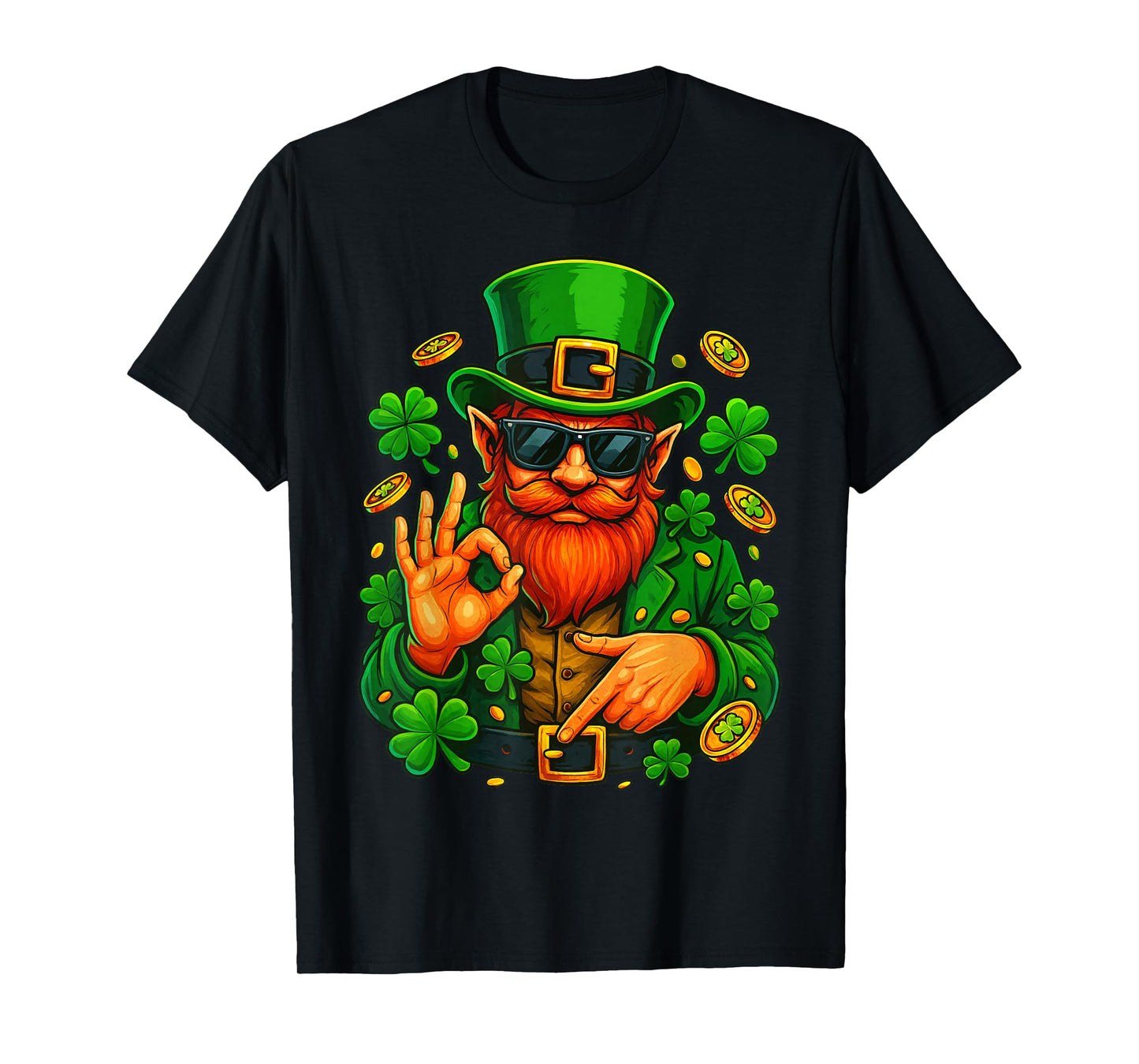 67 Six Seven Gen Alpha Slang Leprechaun Funny St. Patricks T-Shirt