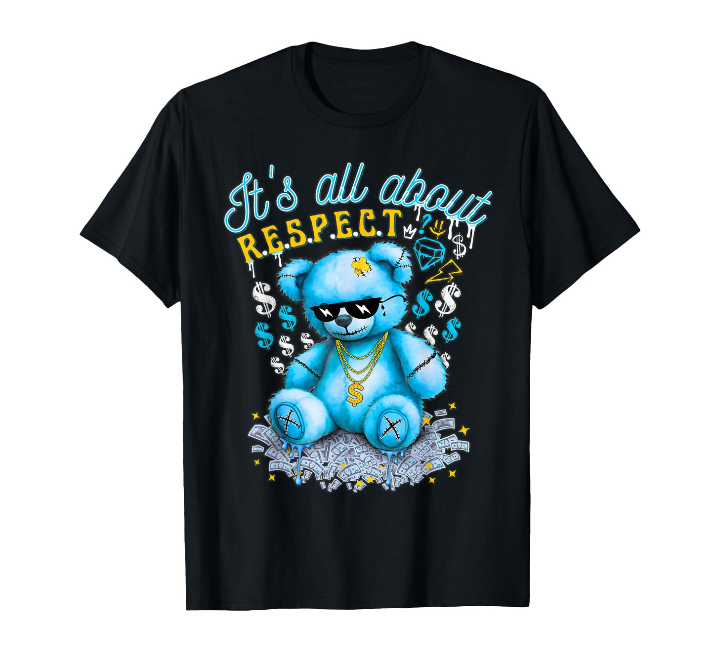 It's All About Respect Gamma Blue Matching T-Shirt