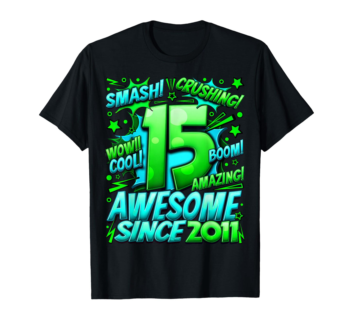 15 Year Old Gifts for Boys 15th Birthday Boy 15 Year Old Boy T-Shirt
