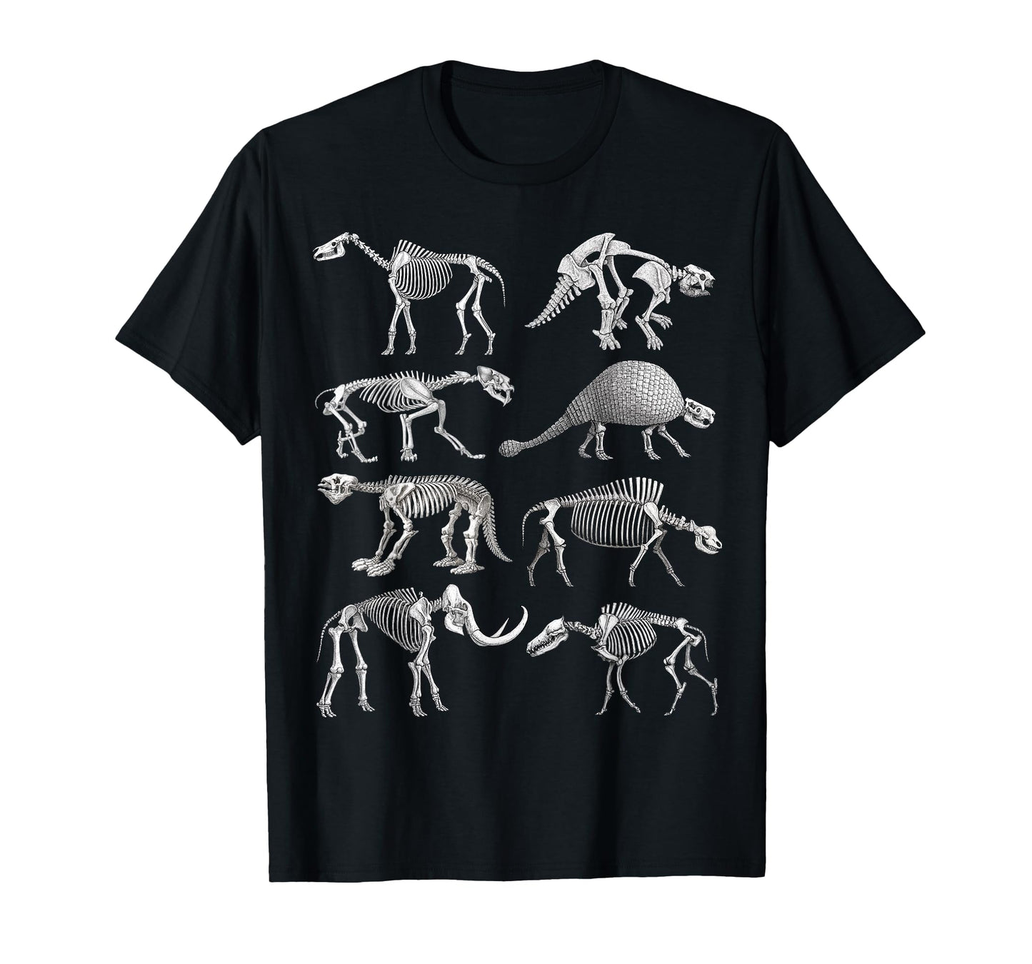 Cenozoic Mammal Fossils Paleoart Science Paleontology T-Shirt