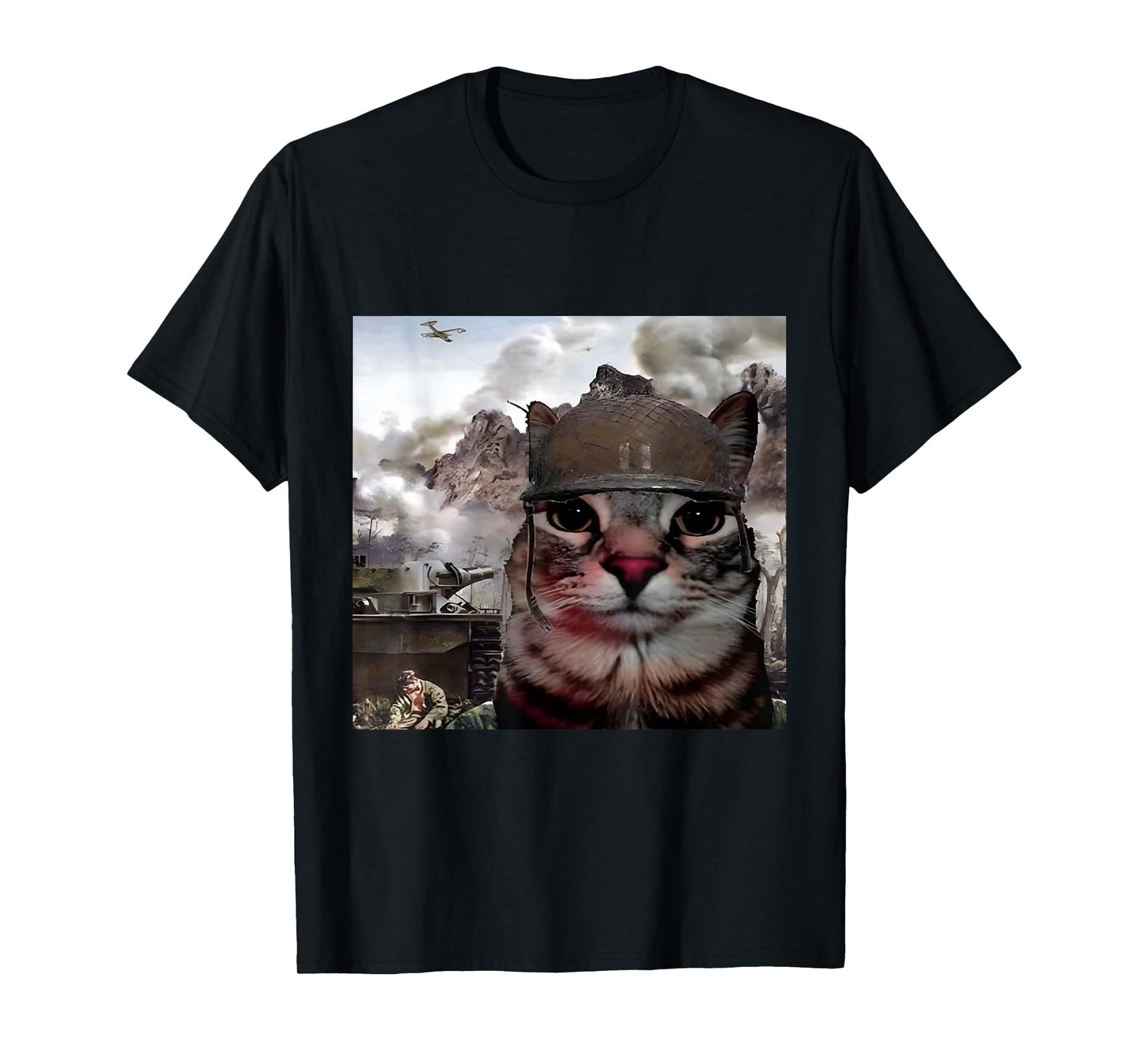 Thousand Yard Stare Cat T-Shirt