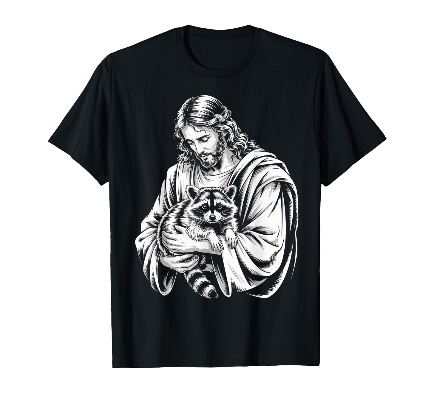 Trash Panda Jesus Raccoon Trashed Racoon Animal Raccoon T-Shirt