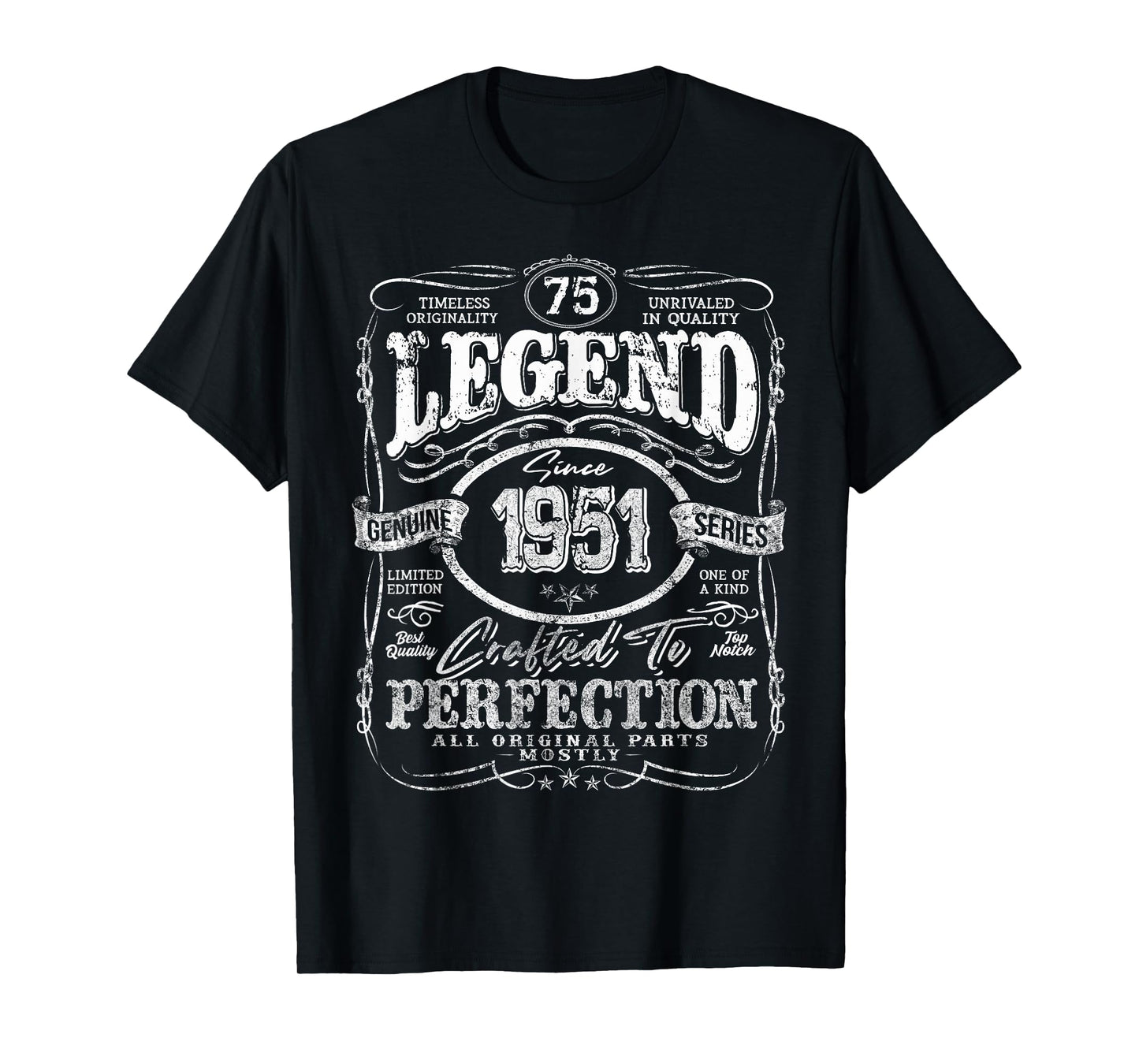 Vintage 1951 Limited Edition Shirt 75 Year Old 75th Birthday T-Shirt
