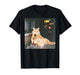 Vintage Drunk Cat Meme in Night Street Funny Cat Lover Gifts T-Shirt