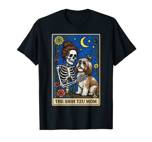 The Shih Tzu Mom Tarot Card T-Shirt