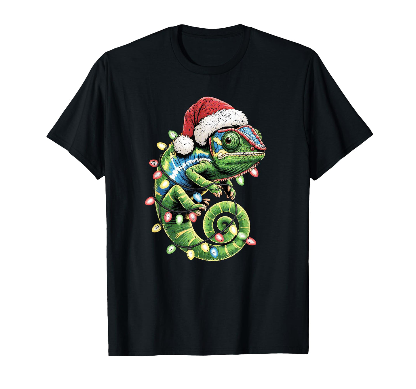 Christmas Chameleon Toddler Kids Boys Christmas Xmas T-Shirt