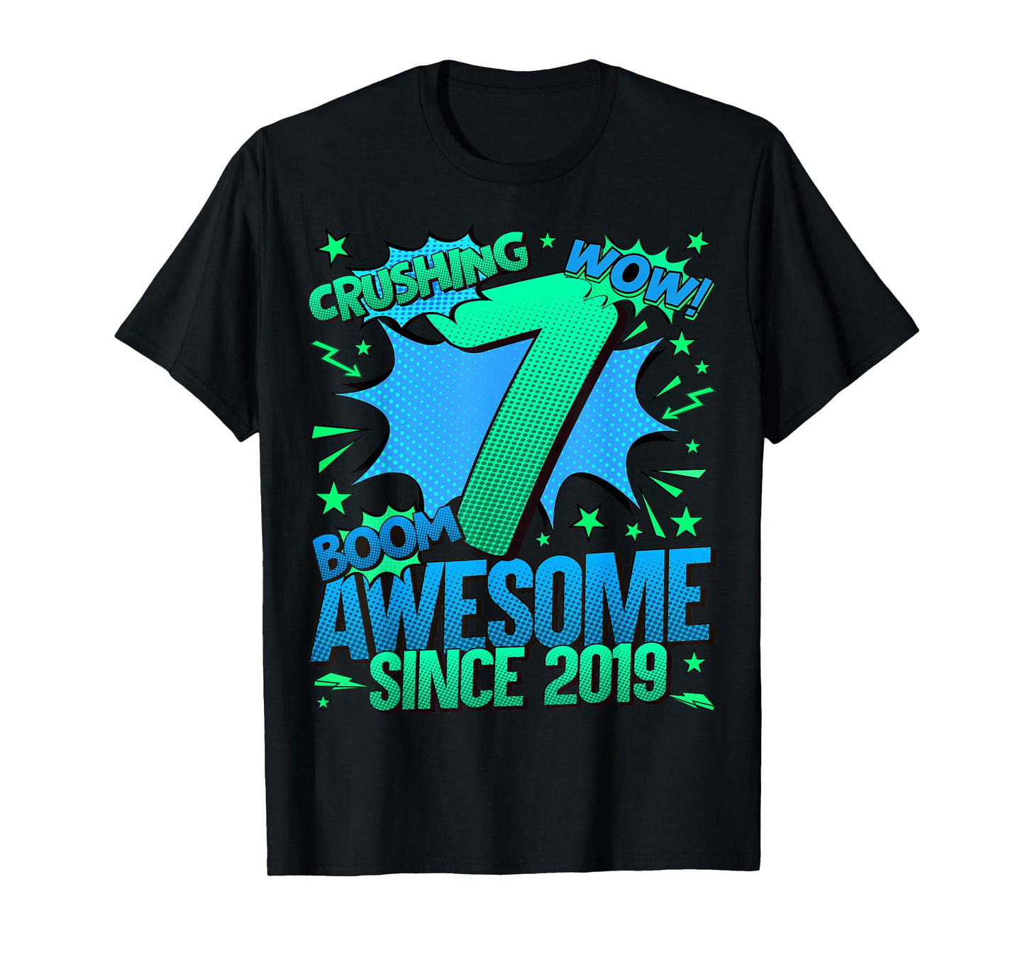 7 Year Old Gifts for Boys 7th Birthday Boy 7 Year Old Boy T-Shirt