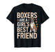 Boxers are A Girls Best Friend Funny Dog Boxer T-Shirt