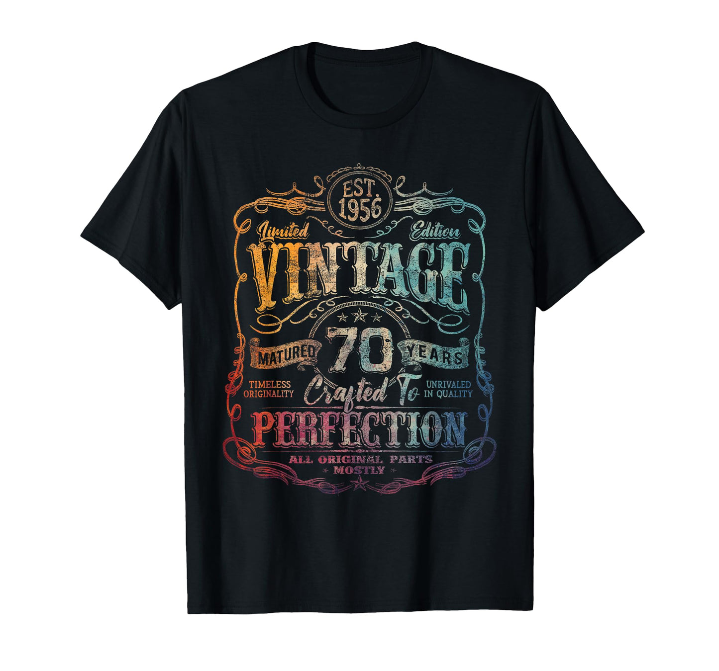Vintage 1956 Limited Edition Shirt 70 Year Old 70th Birthday T-Shirt