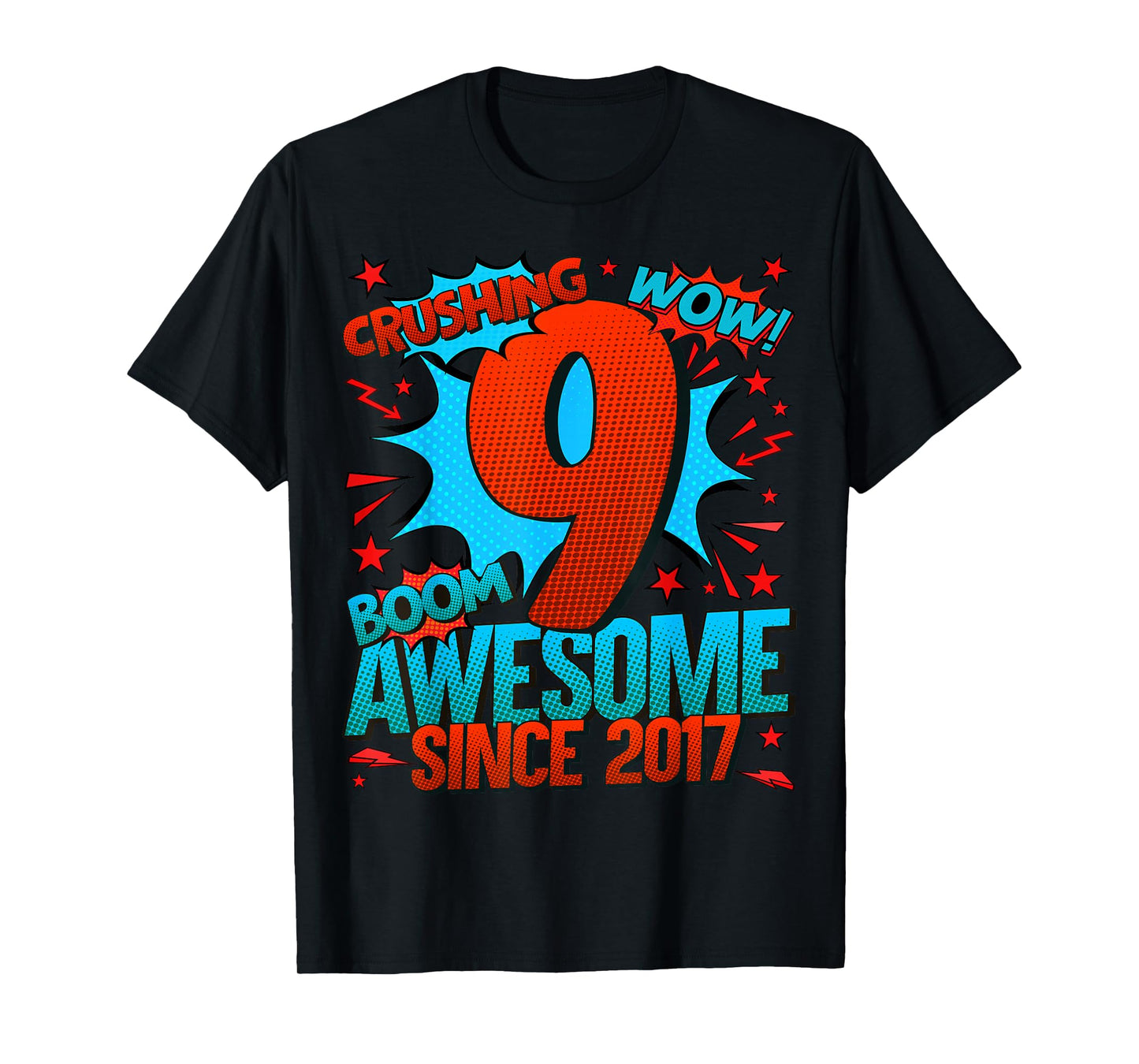 9 Year Old Gifts for Boys 9th Birthday Boy 9 Year Old Boy T-Shirt