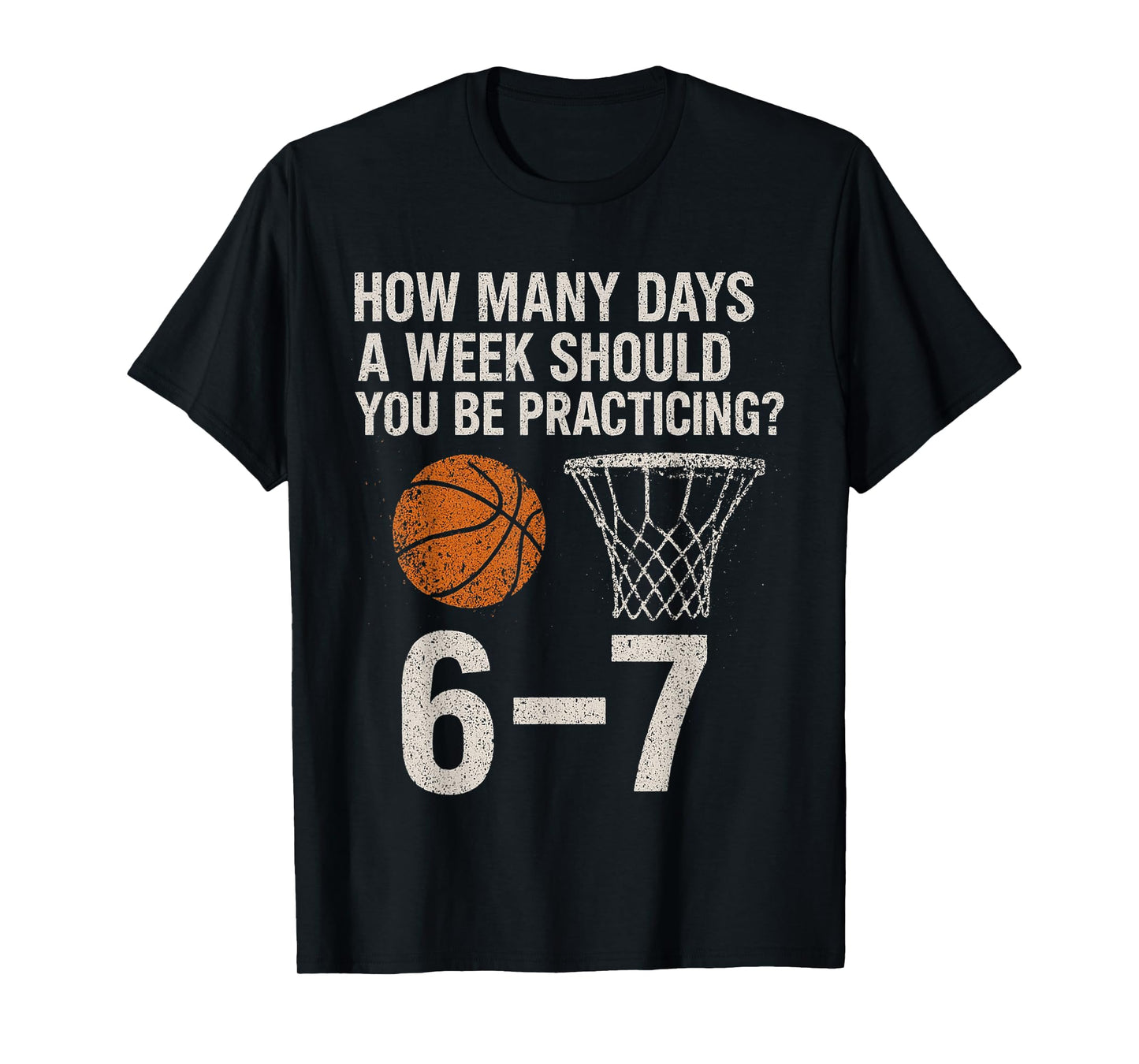 How Many Days Funny 67 Meme Basketball Practice Viral Humor T-Shirt