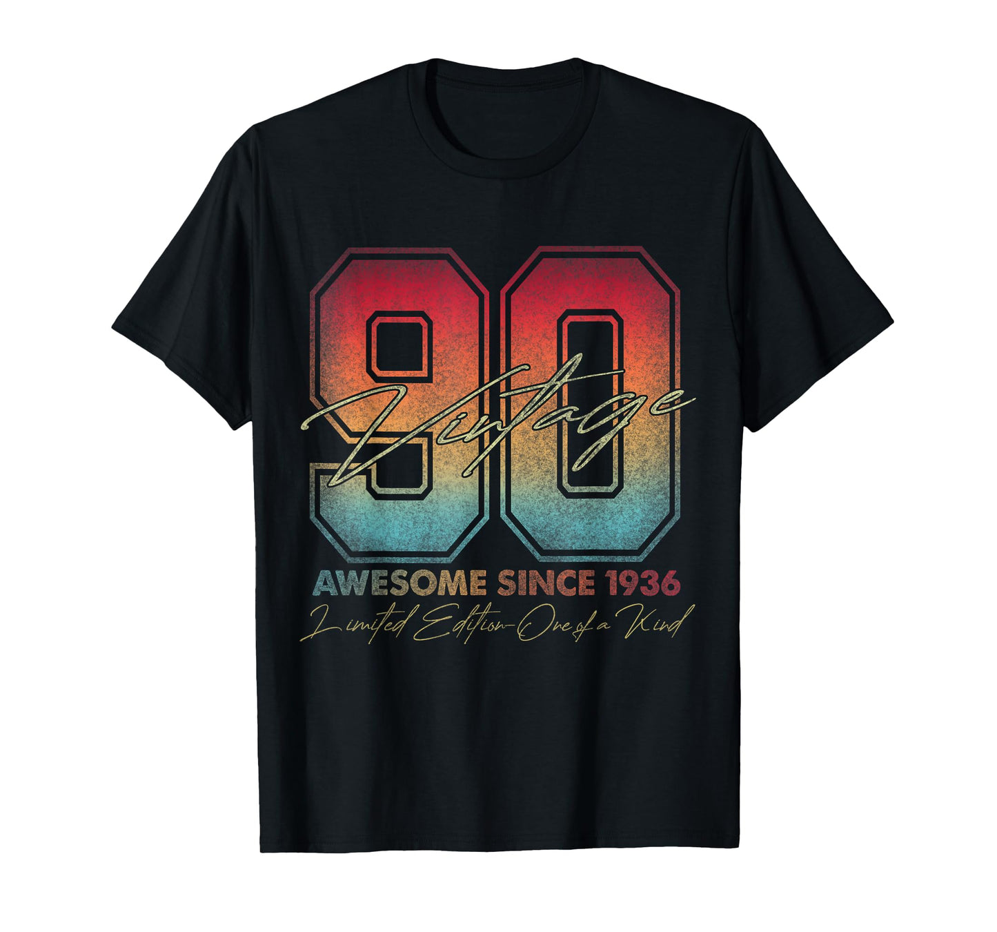 90 Year Old Gifts Vintage 1936 Limited Edition 90th Birthday T-Shirt