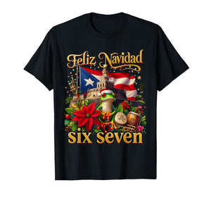Spanish Christmas Funny Puerto Rico Boricua Coqui Frog T-Shirt