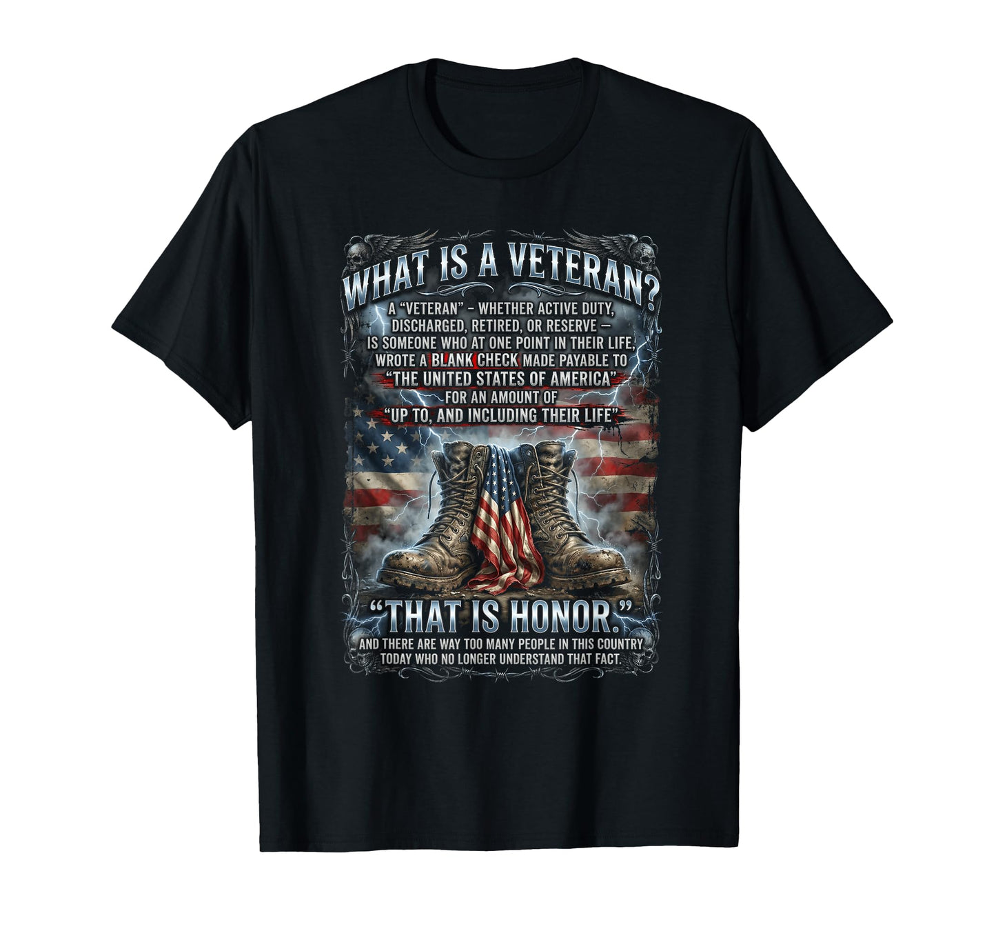 Blank Check Sacrifice Honor T-Shirt