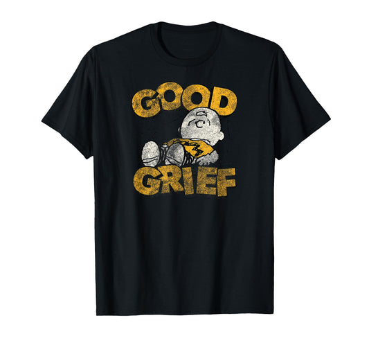 Charlie Brown Good Grief Vintage Design T-Shirt