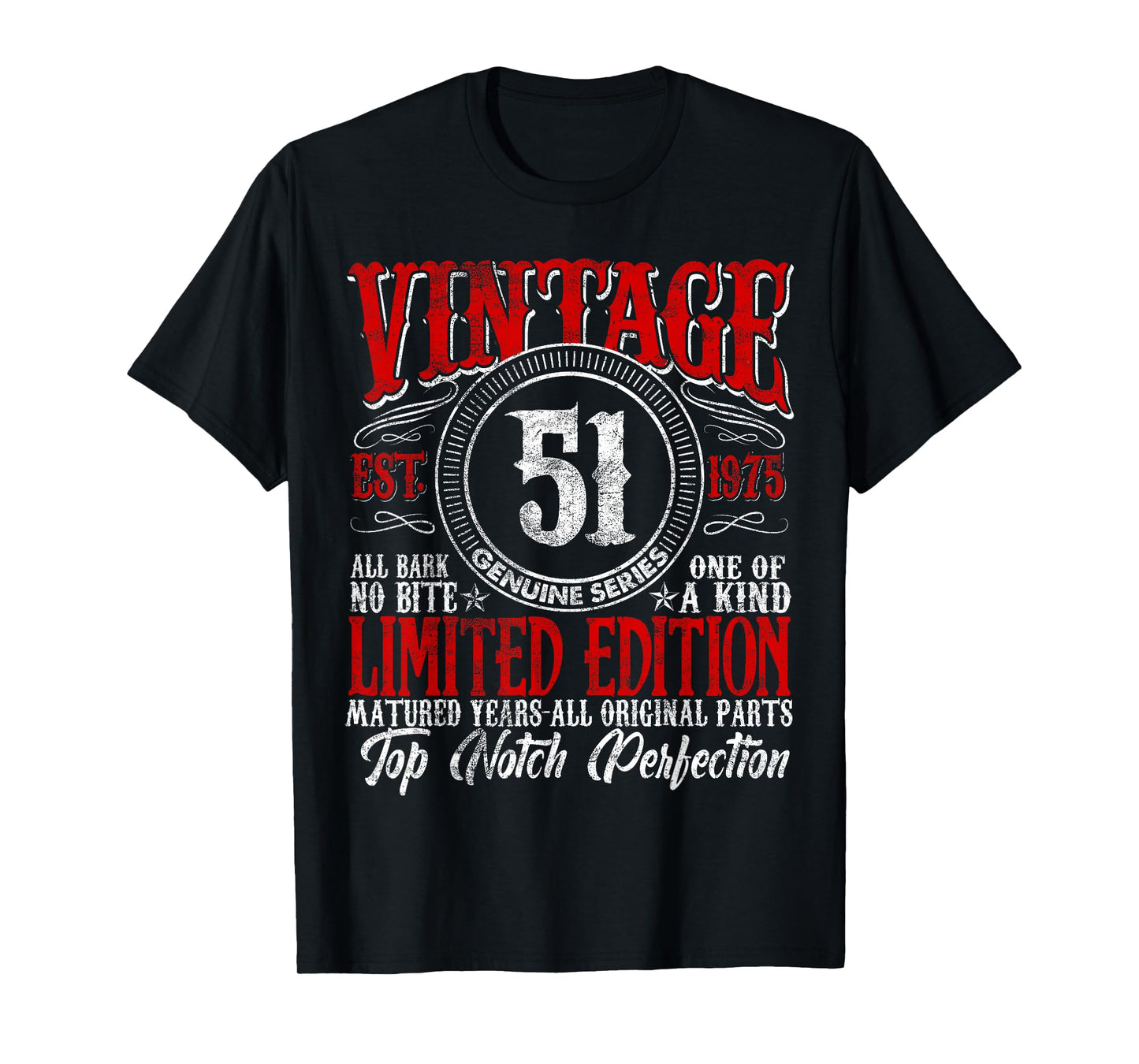 51 Year Old Gifts Vintage 1975 Limited Edition 51st Birthday T-Shirt