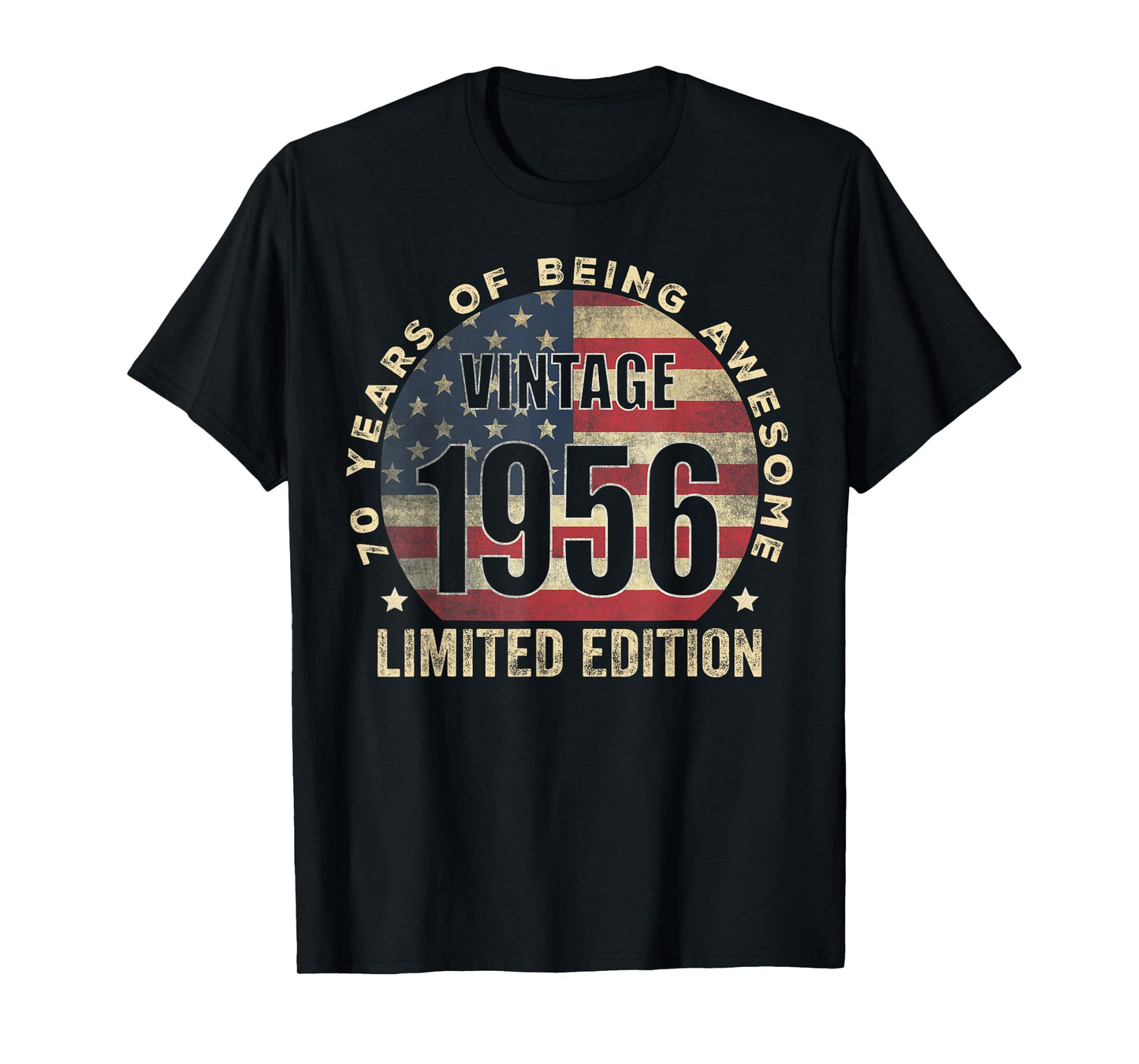 Vintage 1956 Limited Edition 70 Year Old 70th Birthday T-Shirt