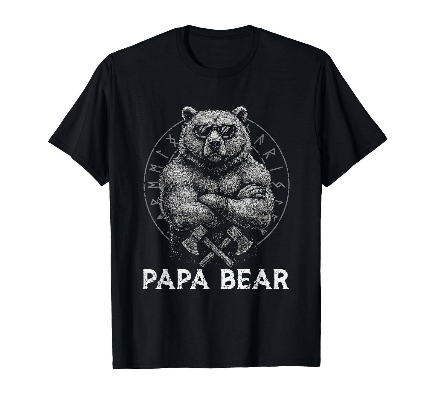 Papa Bear Viking Bear Warrior Odin Berserker Vikings Myths T-Shirt