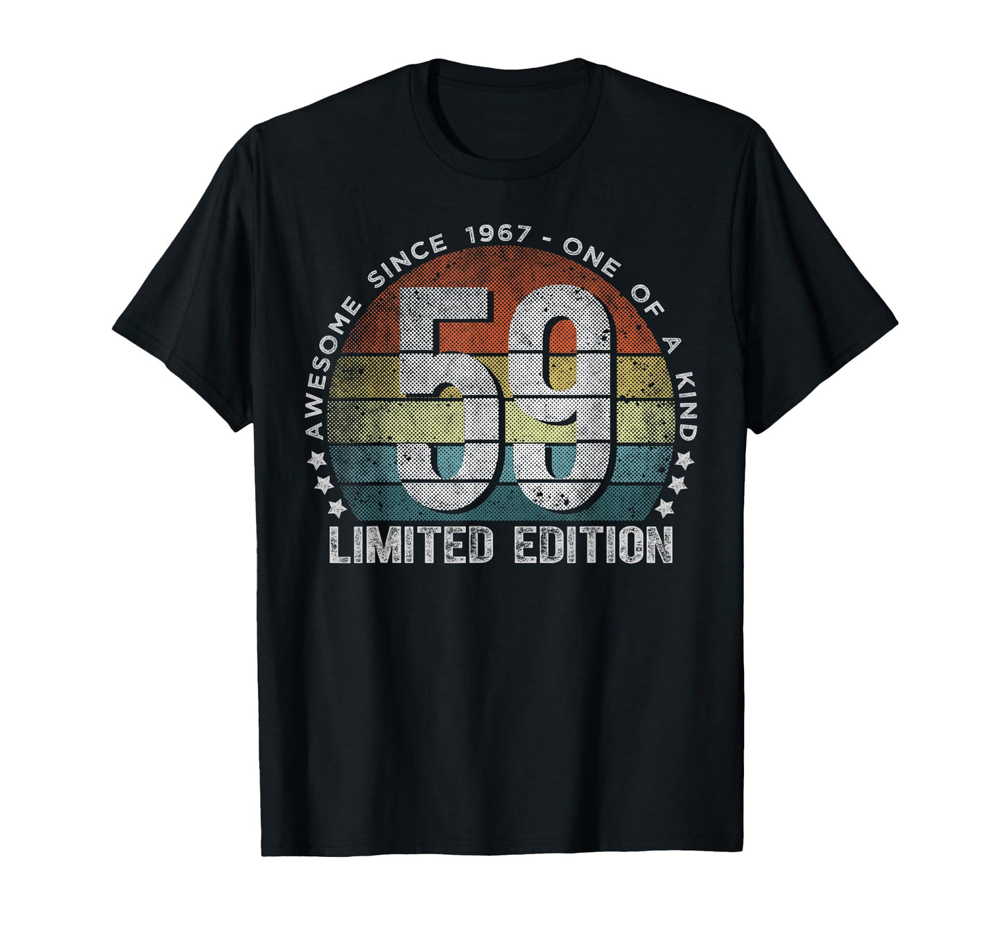 59 Year Old Gifts Vintage 1967 Limited Edition 59th Birthday T-Shirt