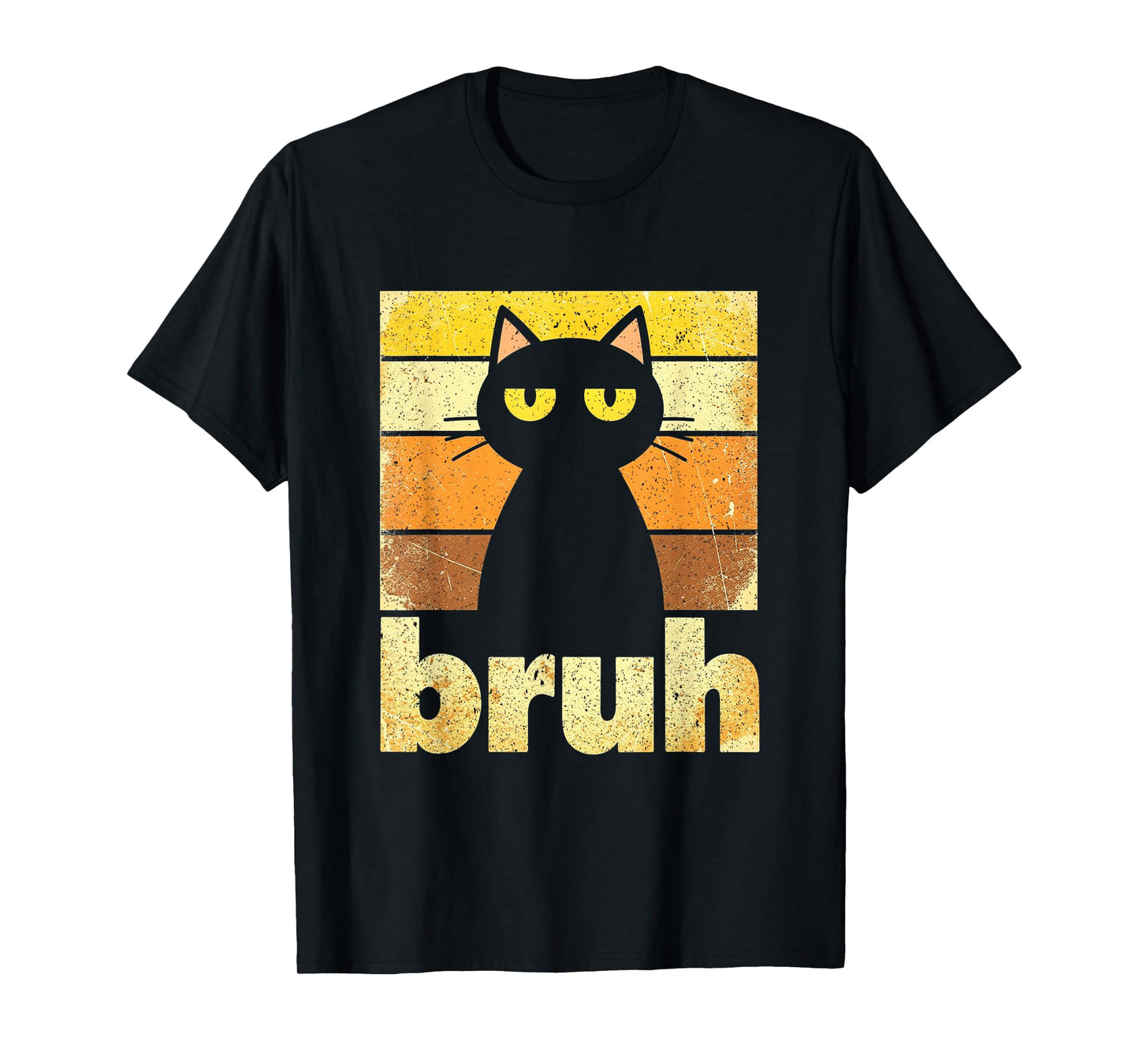 Funny Cat Bruh for Teens Boys Girls Men Women Meme Graphic T-Shirt