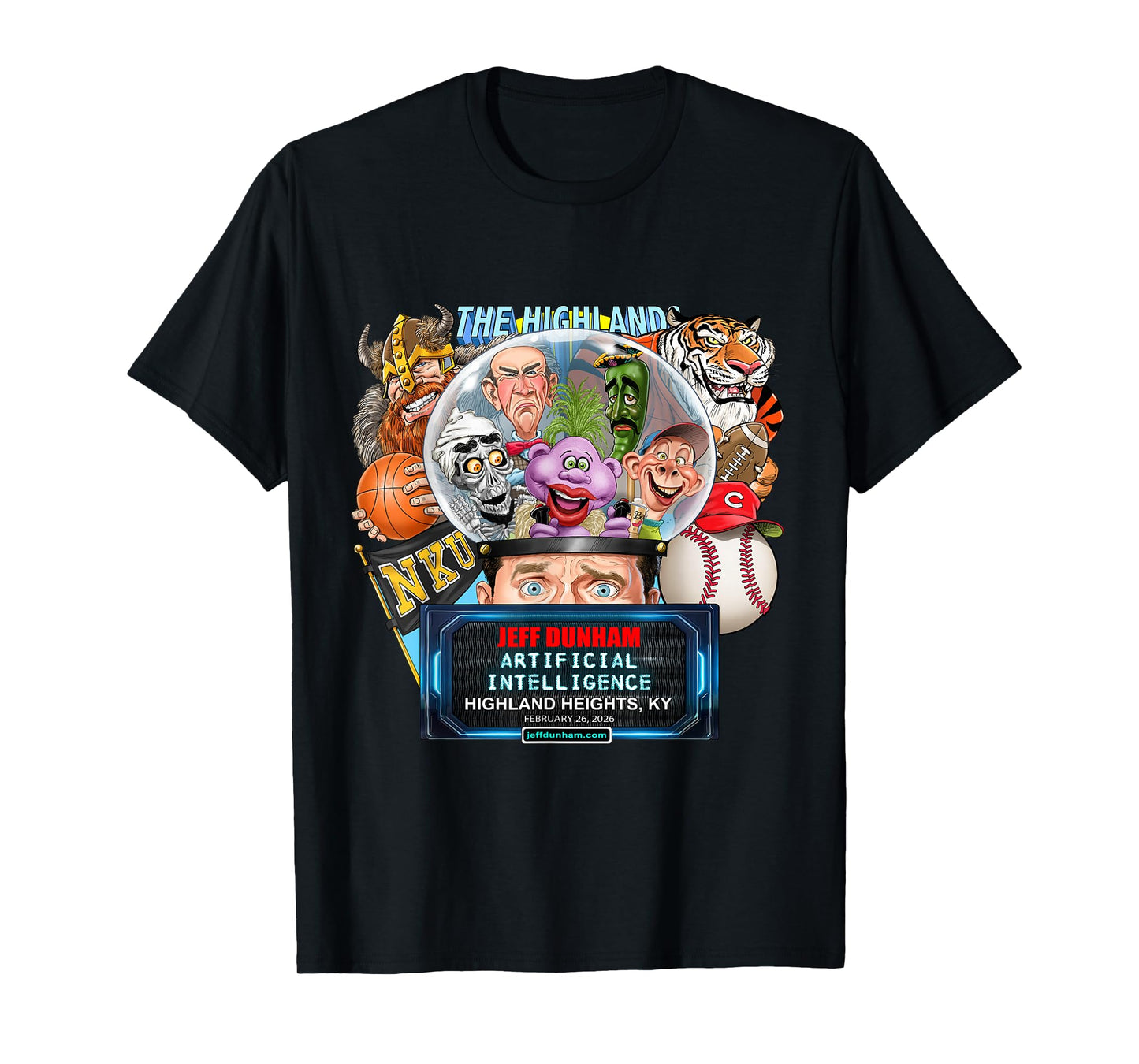 Jeff Dunham Highland Heights, KY (2026) T-Shirt