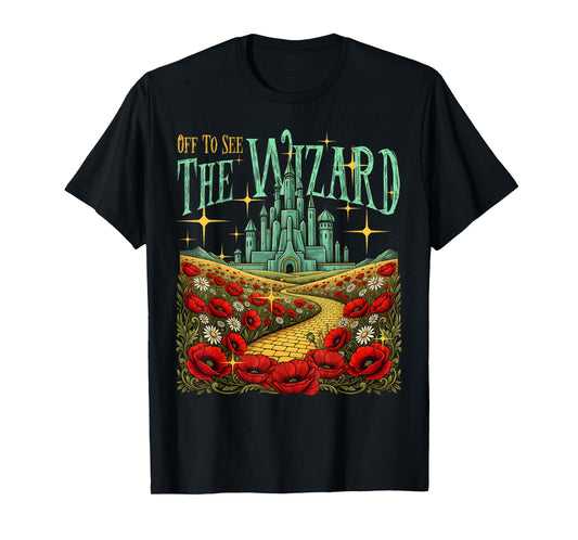 Yellow Brick Road We’re Off Wizard T-Shirt