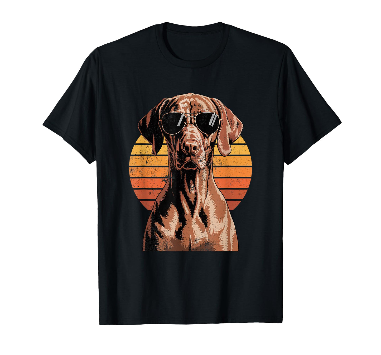 Cool Retro Vizsla Dog Mom Dad Vintage Pet Lovers T-Shirt
