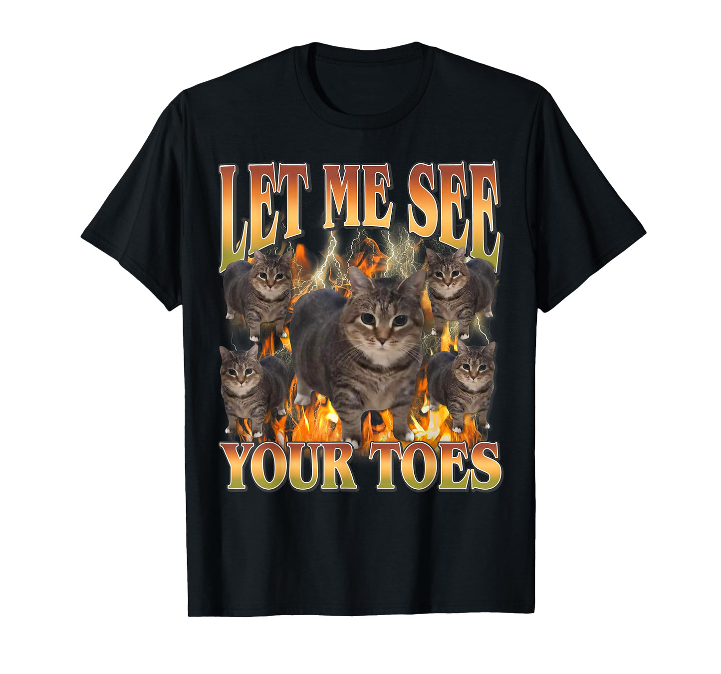 Your Toes Funny Cat Meme Bootleg Men Women T-Shirt