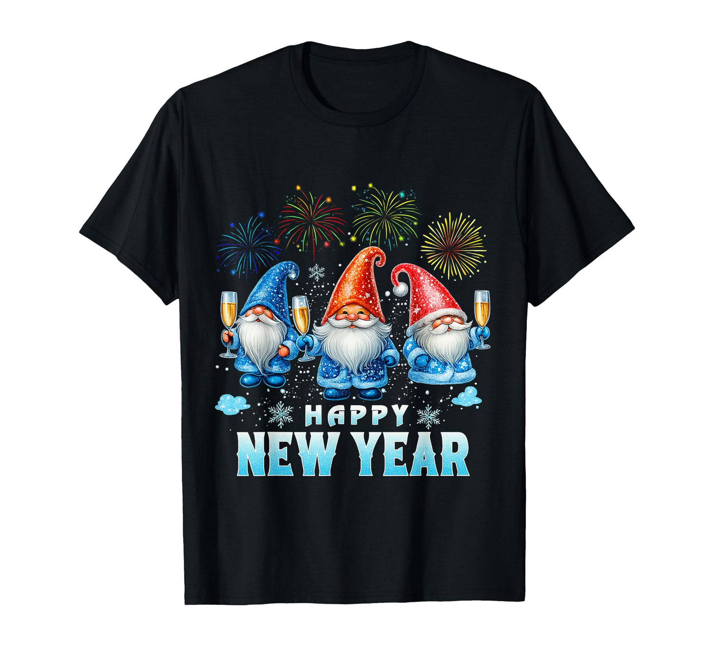 Happy New Year 2026 Gnomes,December 31,Celebrating T-Shirt