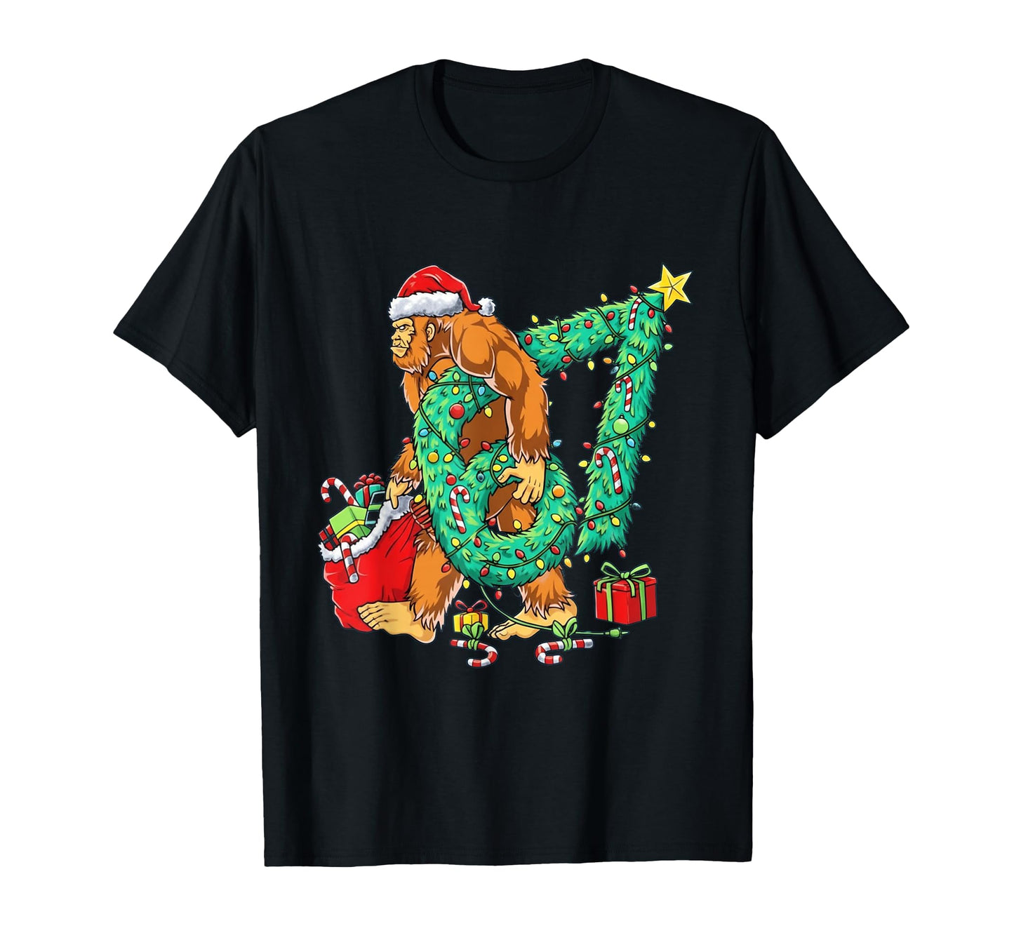 Bigfoot 67 Meme Christmas Tree 67 Baseball Lifestyle 101 T-Shirt