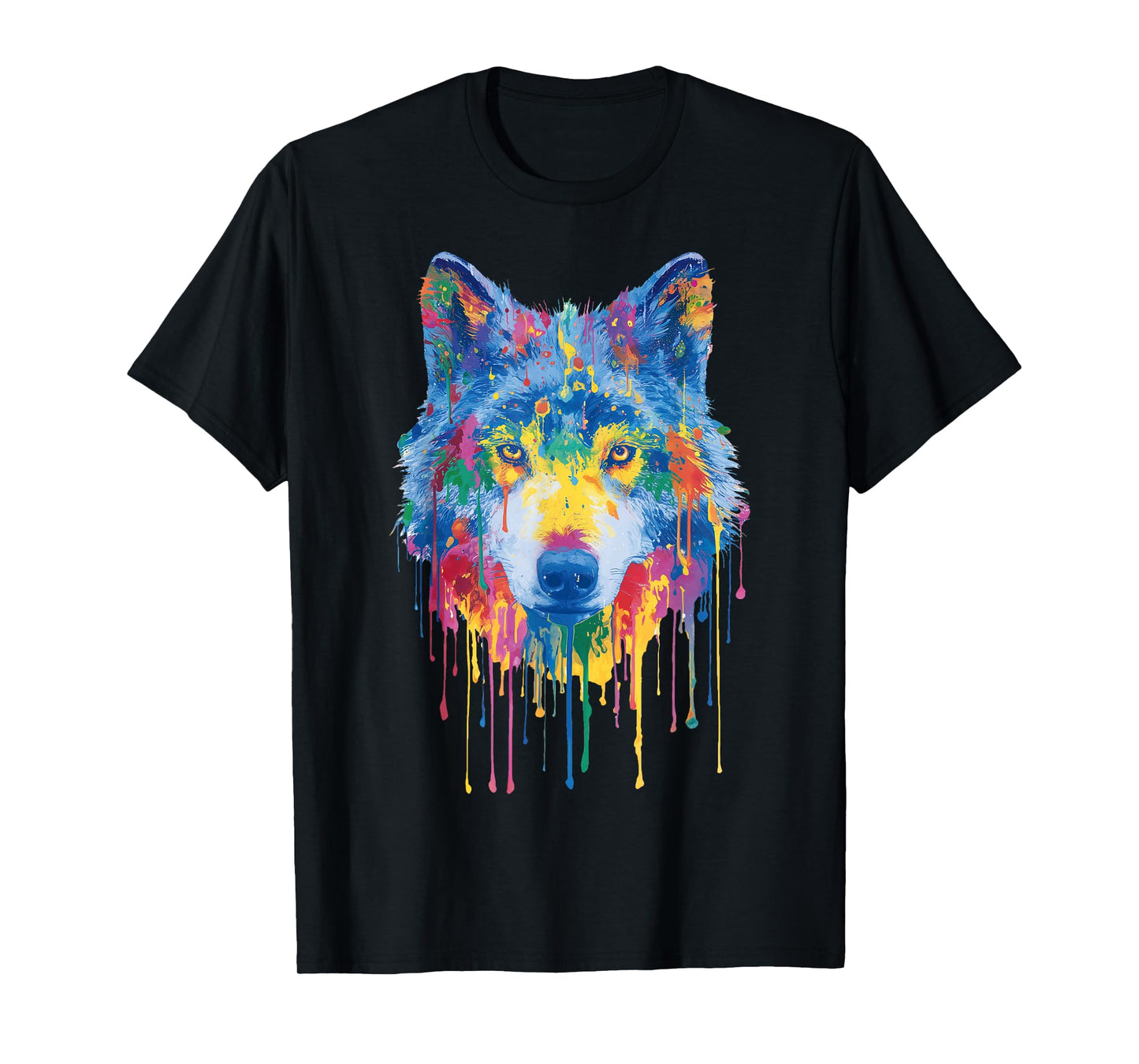 Wolf Wolves Art Graphic T-Shirt