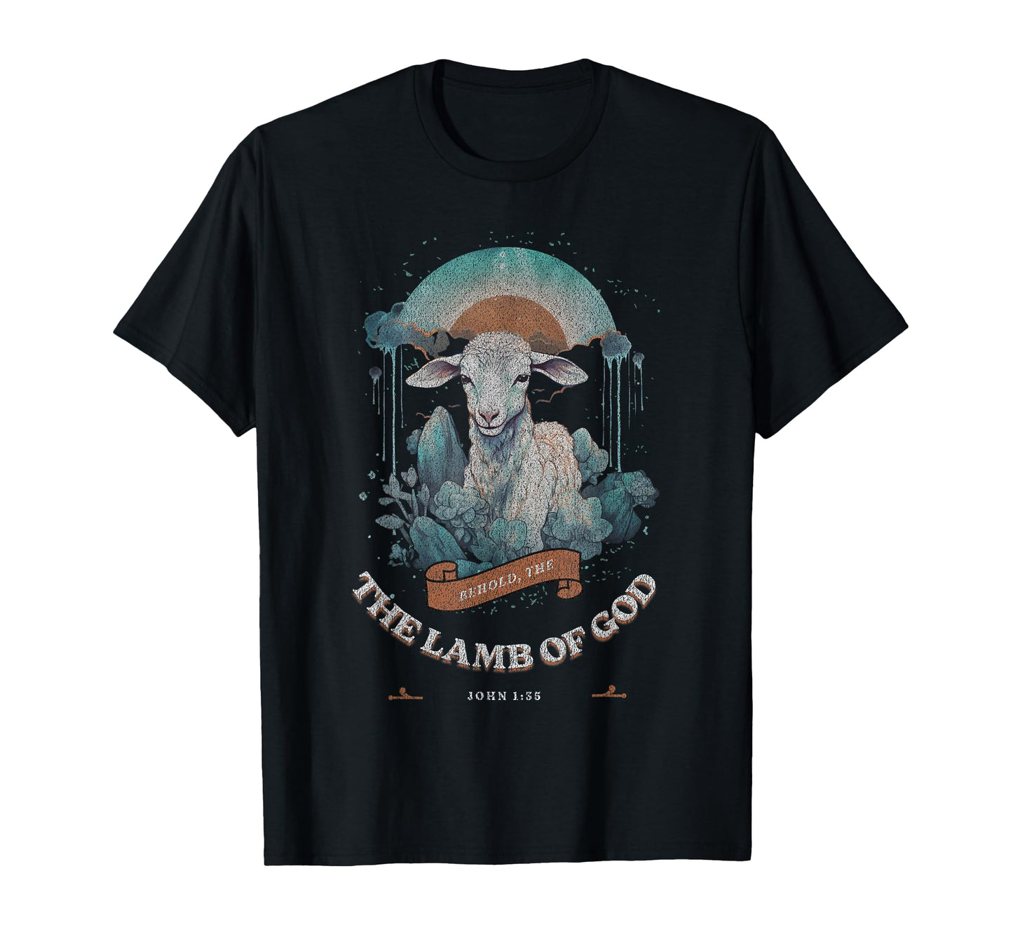 Religious Christian Faith Jesus Behold The Lamb of God T-Shirt