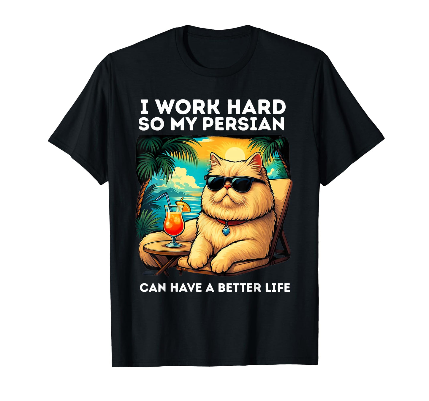 Persian Cat Lover Design Funny Persian T-Shirt