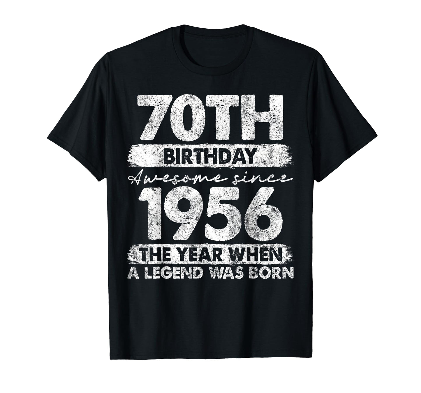 70 Year Old Gifts Vintage 1956 Limited Edition 70th Birthday T-Shirt