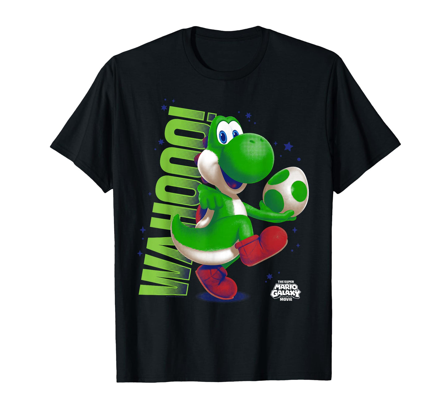 The Super Mario Galaxy Movie Action Yoshi T-Shirt