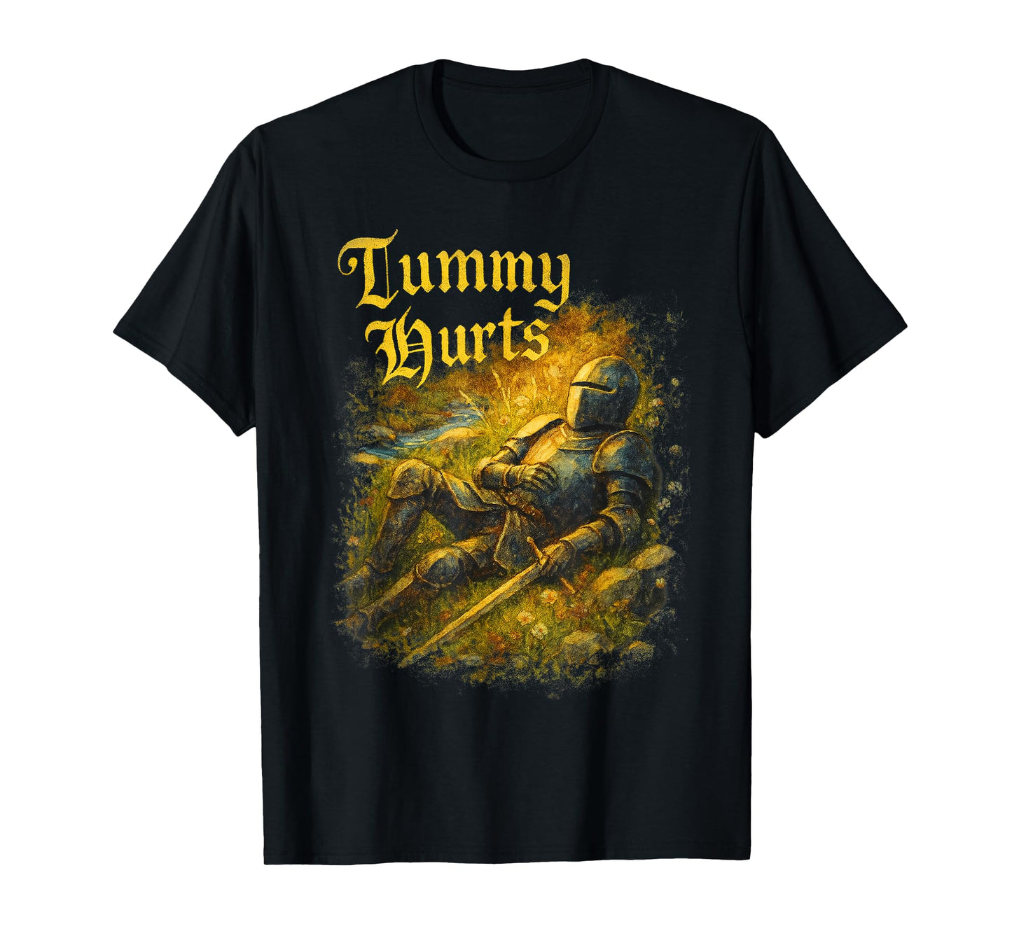 My Tummy Hurts Medieval Knight IBS Stomach Ache Gastro T-Shirt