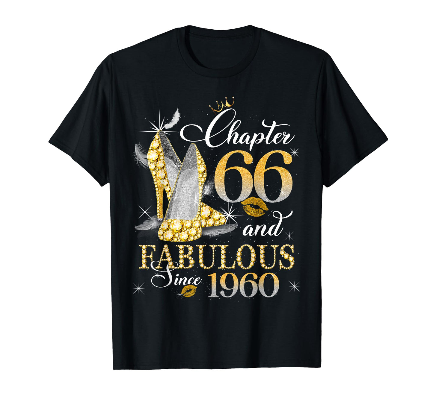 Chapter 66 Fabulous EST 1960 66th Birthday Queen Diamond T-Shirt