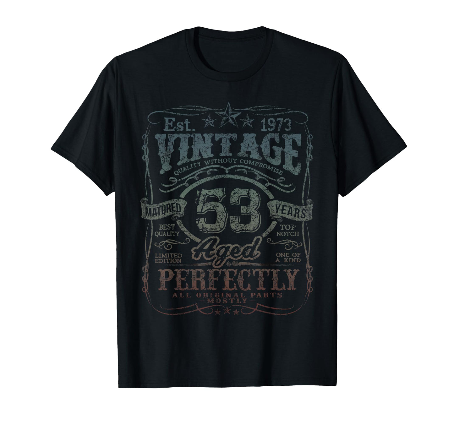 Vintage 1973 Limited Edition Shirt 53 Year Old 53rd Birthday T-Shirt