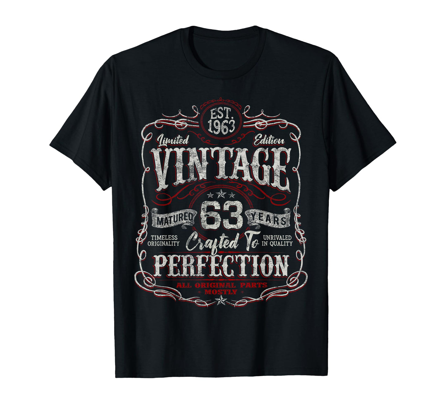 Vintage 1963 Limited Edition Shirt 63 Year Old 63rd Birthday T-Shirt