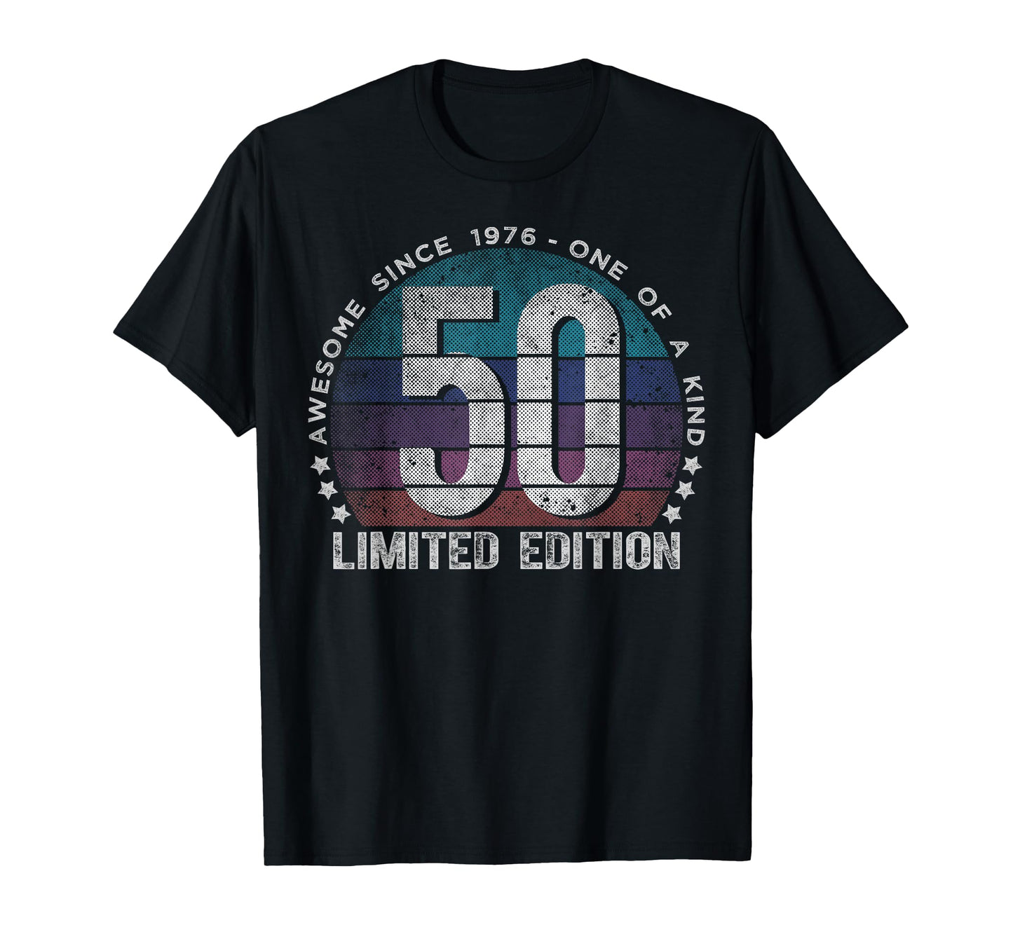 50 Year Old Gifts Vintage 1976 Limited Edition 50th Birthday T-Shirt