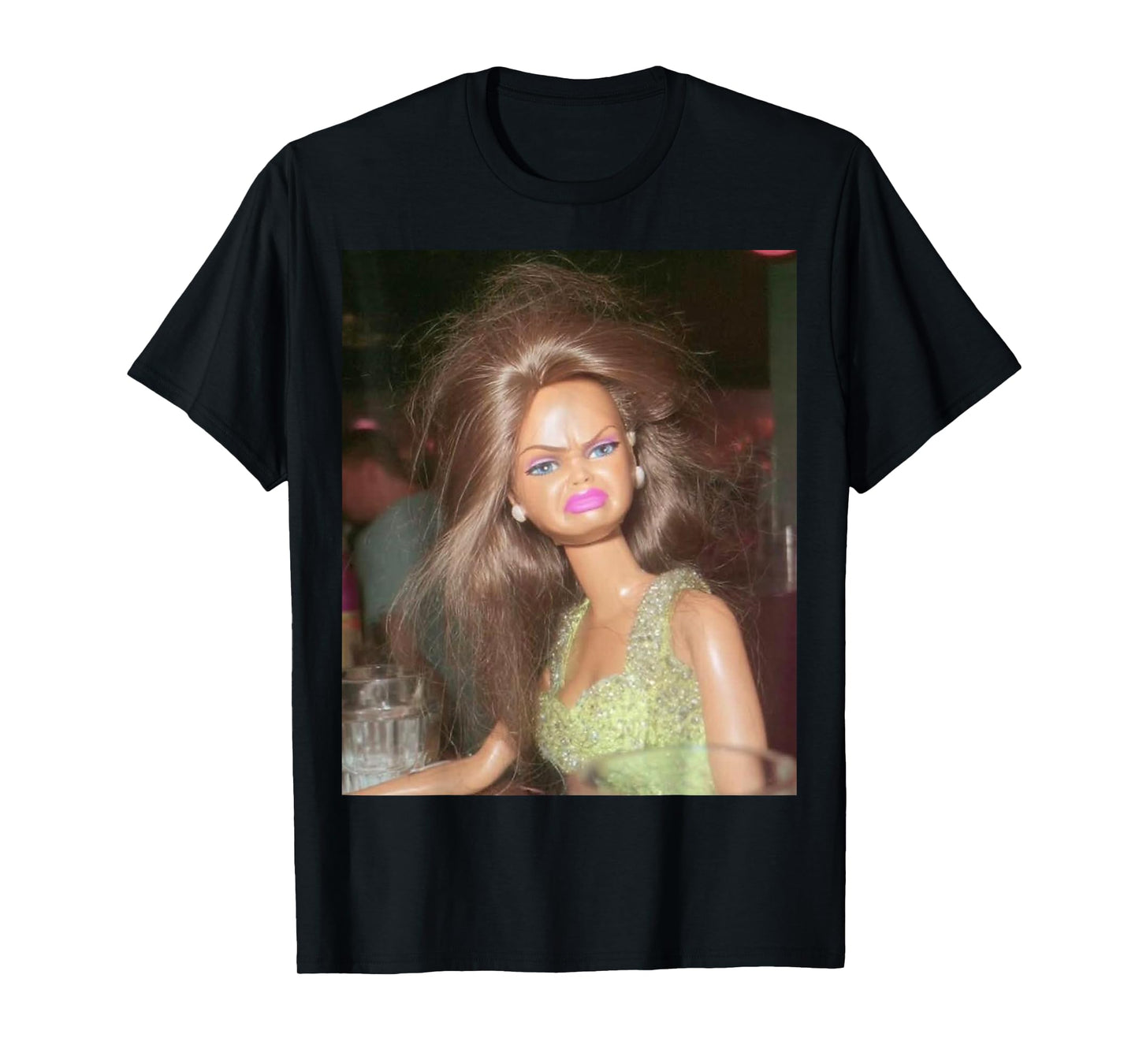 Funny Disgusting Doll face Meme Hilarious Sarcastic Gift Tee T-Shirt