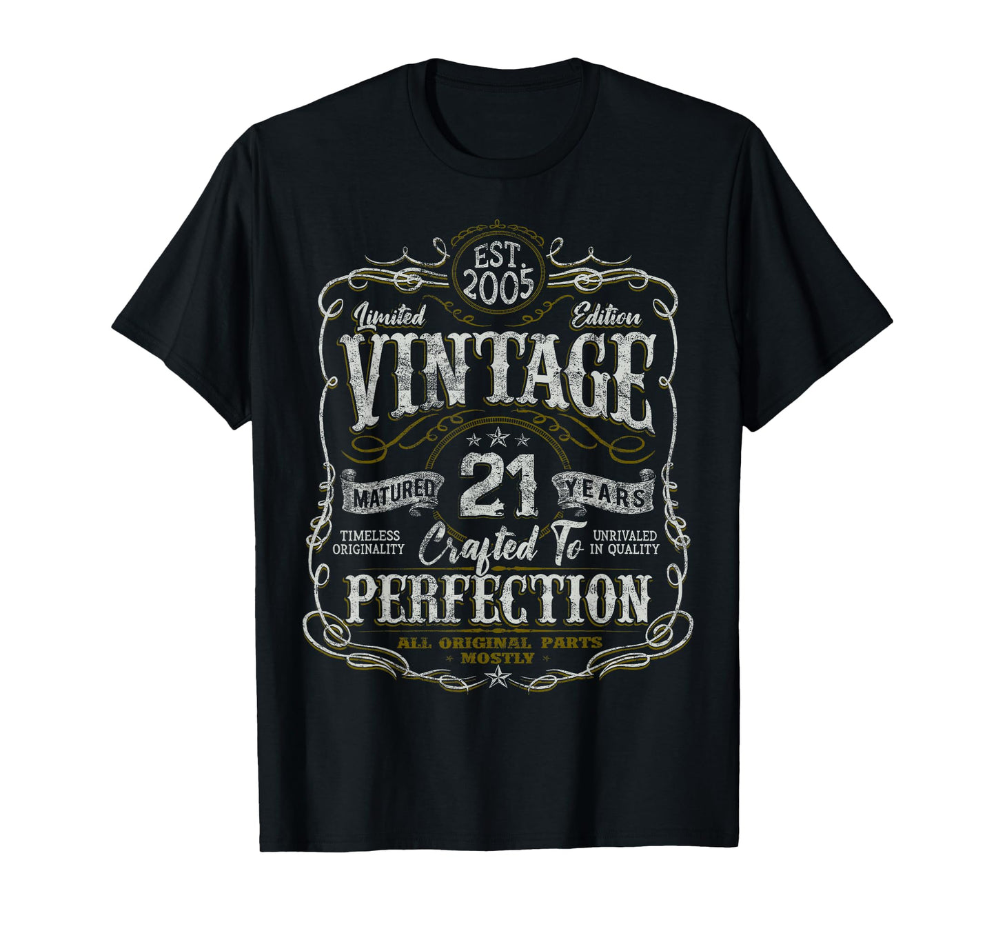 Vintage 2005 Limited Edition Shirt 21 Year Old 21st Birthday T-Shirt